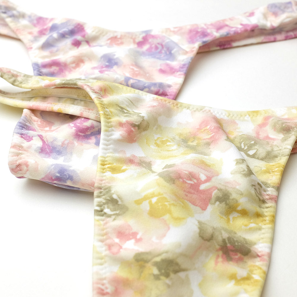 ユニセックス ショーツ 花柄 Tバック ビキニ パンツ 柄物 男女兼用 下着 セクシー メンズ レディース ナルズ Nars 01663