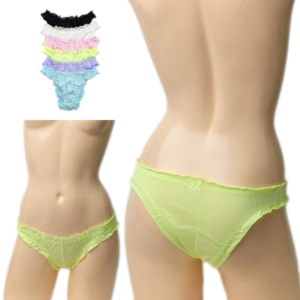 ストレッチレース&トリコット ショーツ パンティ セクシー 下着 ランジェリー レディース ラポーム La-Pomme 319213