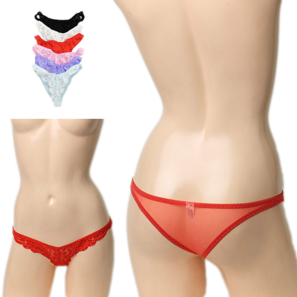 レース&シースルー ハイレグ ローライズ ショーツ パンティ セクシー 下着 ランジェリー レディース 女性用 ラポーム La-Pomme 320098