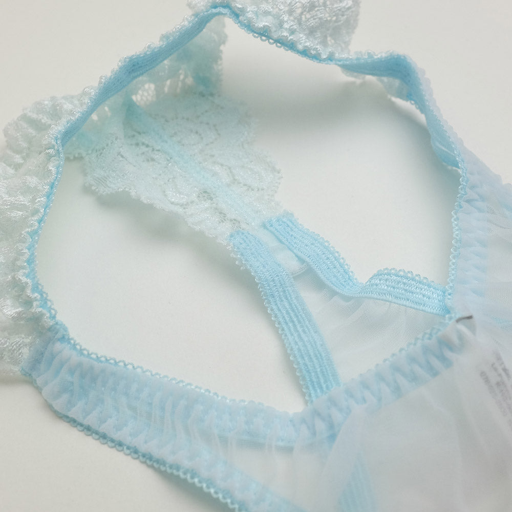 レース&シースルー ハイレグ ローライズ ショーツ パンティ セクシー 下着 ランジェリー レディース 女性用 ラポーム La-Pomme 320098
