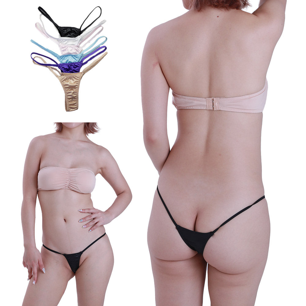 ローライズ Tフロント Tバック ショーツ パンティ セクシー 下着 ランジェリー レディース ラポーム La-Pomme 416005