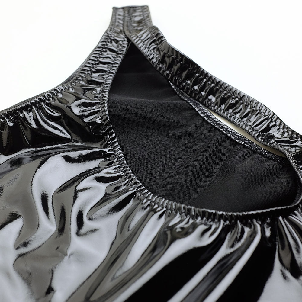 エナメル ボディコン プレイスーツ セクシー 衣装 ミニ ドレス レディース ラポーム チェリーラブ LS143