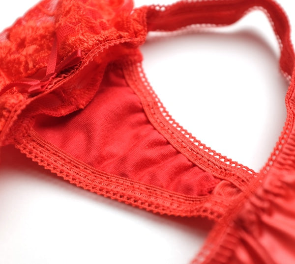 花柄レースTバックショーツ ラポーム La-pomme 119068