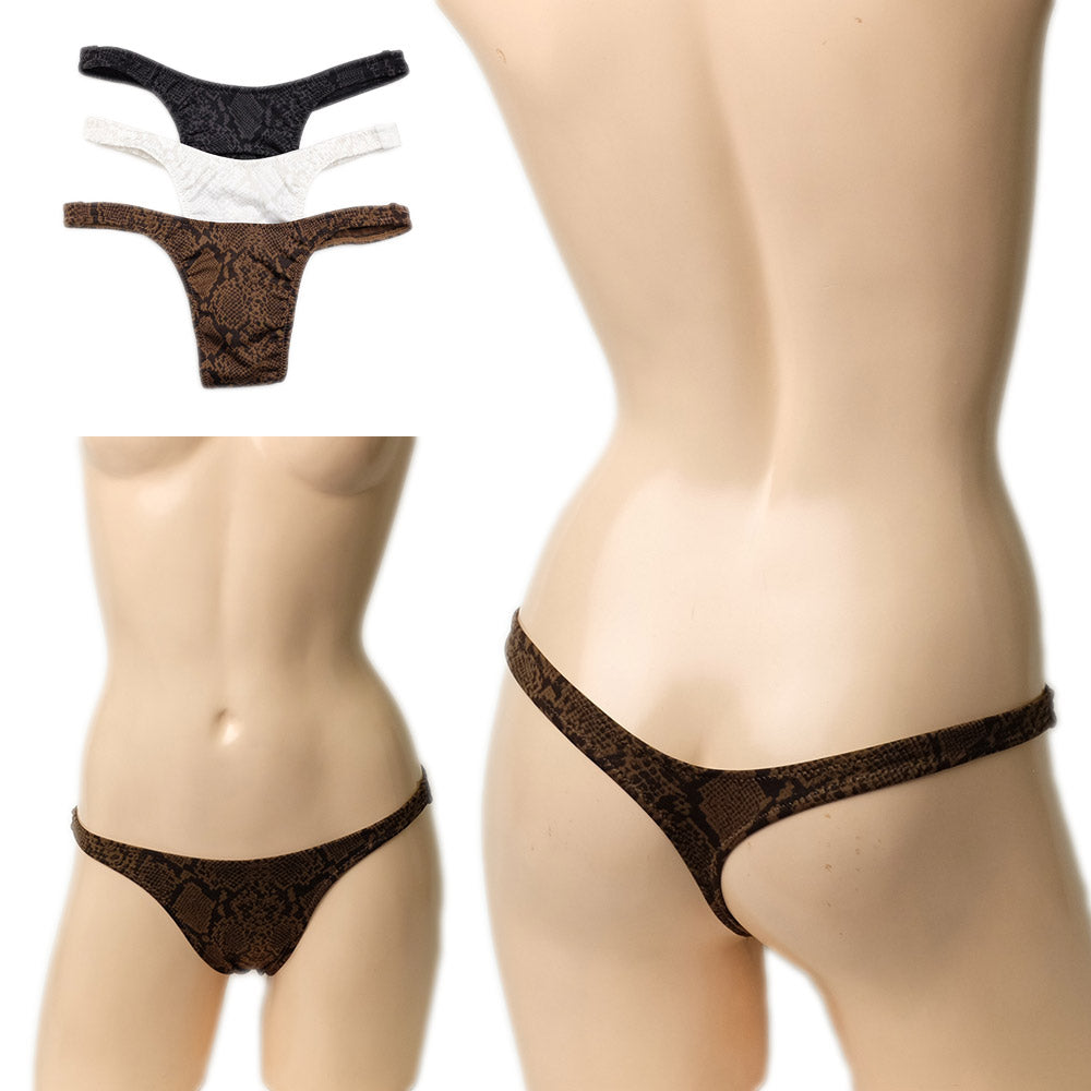 オープン ストリング ショーツ エロ ユニセックス ショーツ 爬虫類柄 蛇柄 Tバック ビキニ パンツ 男女兼用 下着 セクシー メンズ レディース ナルズ Nars 01645 –  サーシャ・ランジェリー本店