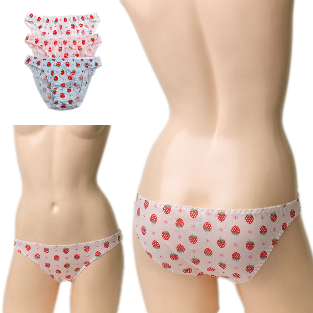 いちごパンツ フルバック ショーツ パンティ セクシーショーツ 下着 ランジェリー レディース ラポーム La-pomme 116030
