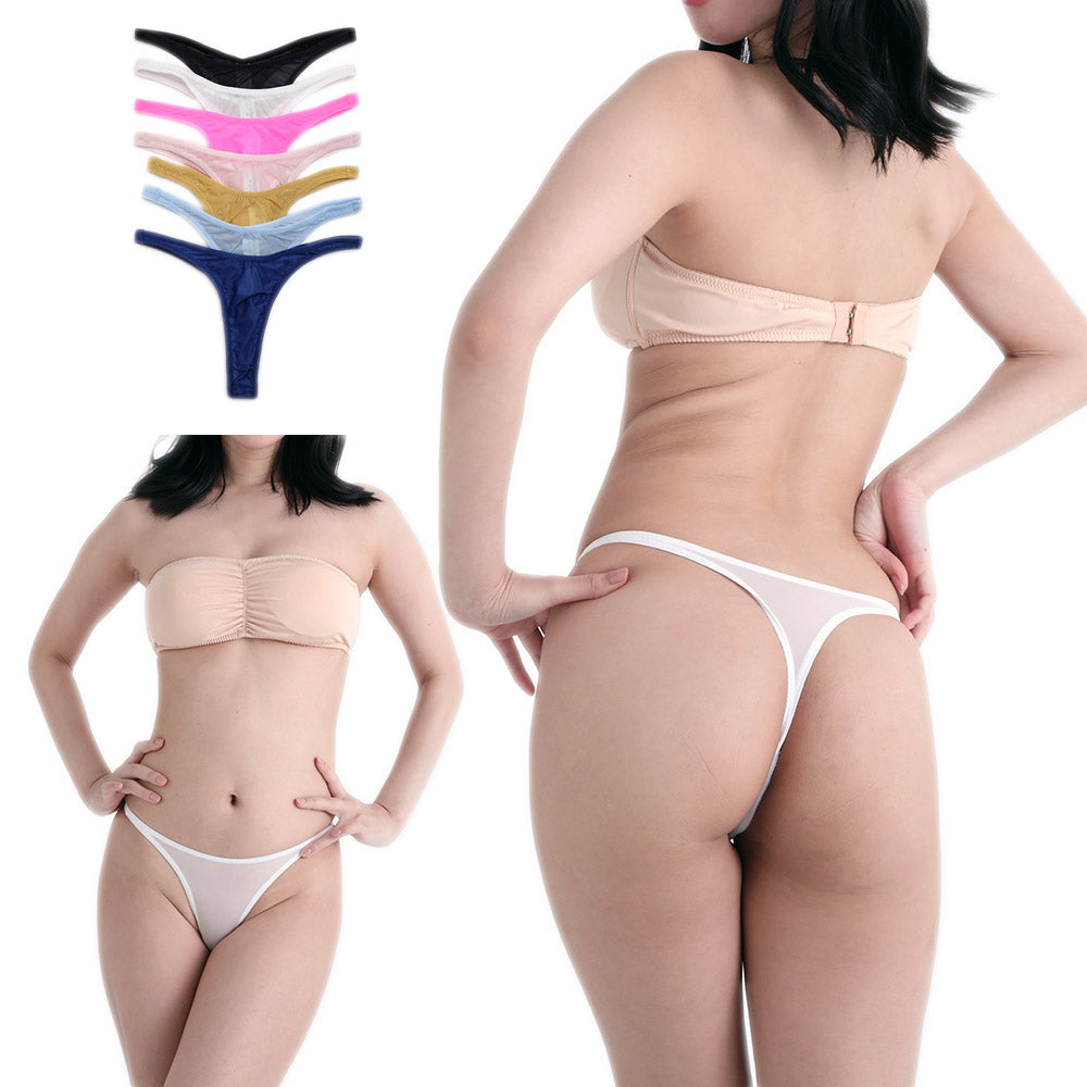 極薄 ハイレグ Tバック ショーツ パンティ セクシー 下着 ランジェリー レディース 女性用 ラポーム La-Pomme 121024