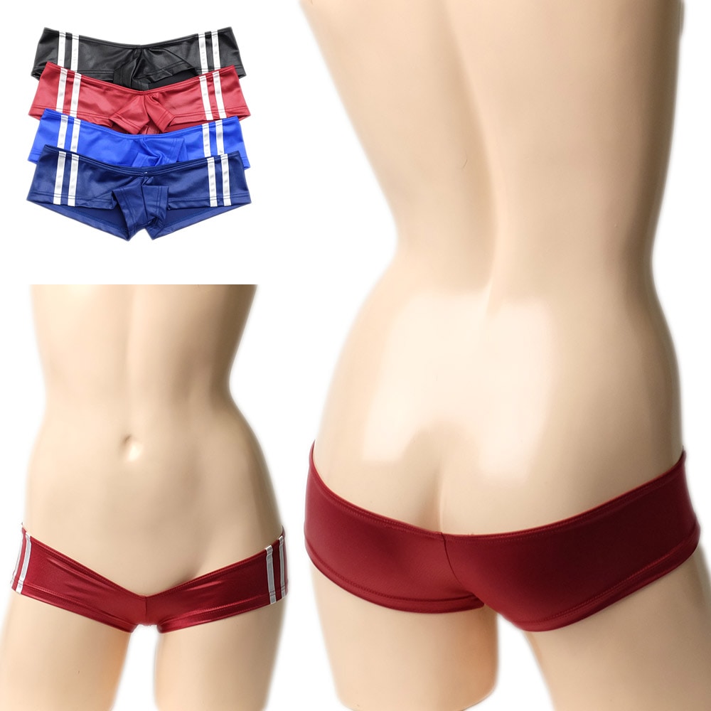 極浅 スーパーローライズ ブルマ ヒップハングショーツ ボクサーショーツ ラポーム パンティ 半尻 セクシー 下着 ランジェリー レディース ラ・ポーム La-Pomme 124002