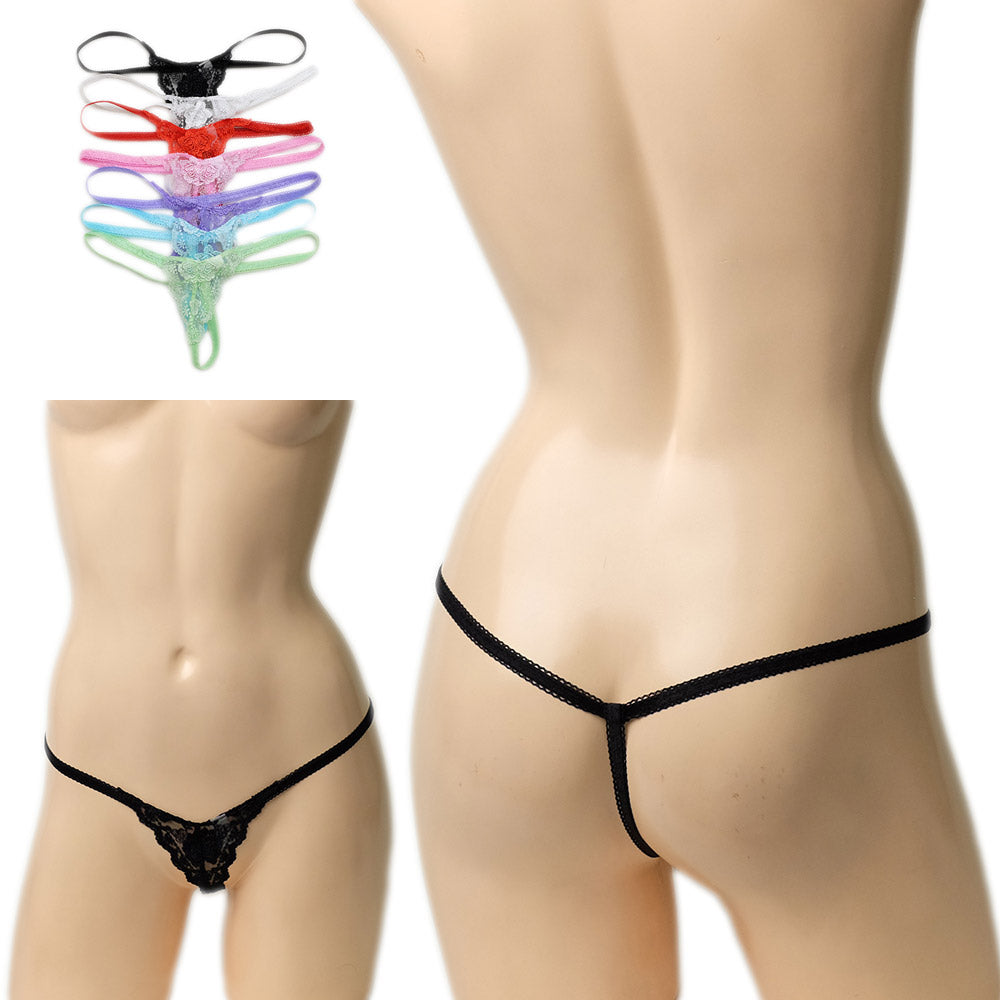 Gストリングショーツ レース&ピコゴム くい込み パンティ セクシー 下着 ランジェリー レディース ラポーム La-Pomme 318129