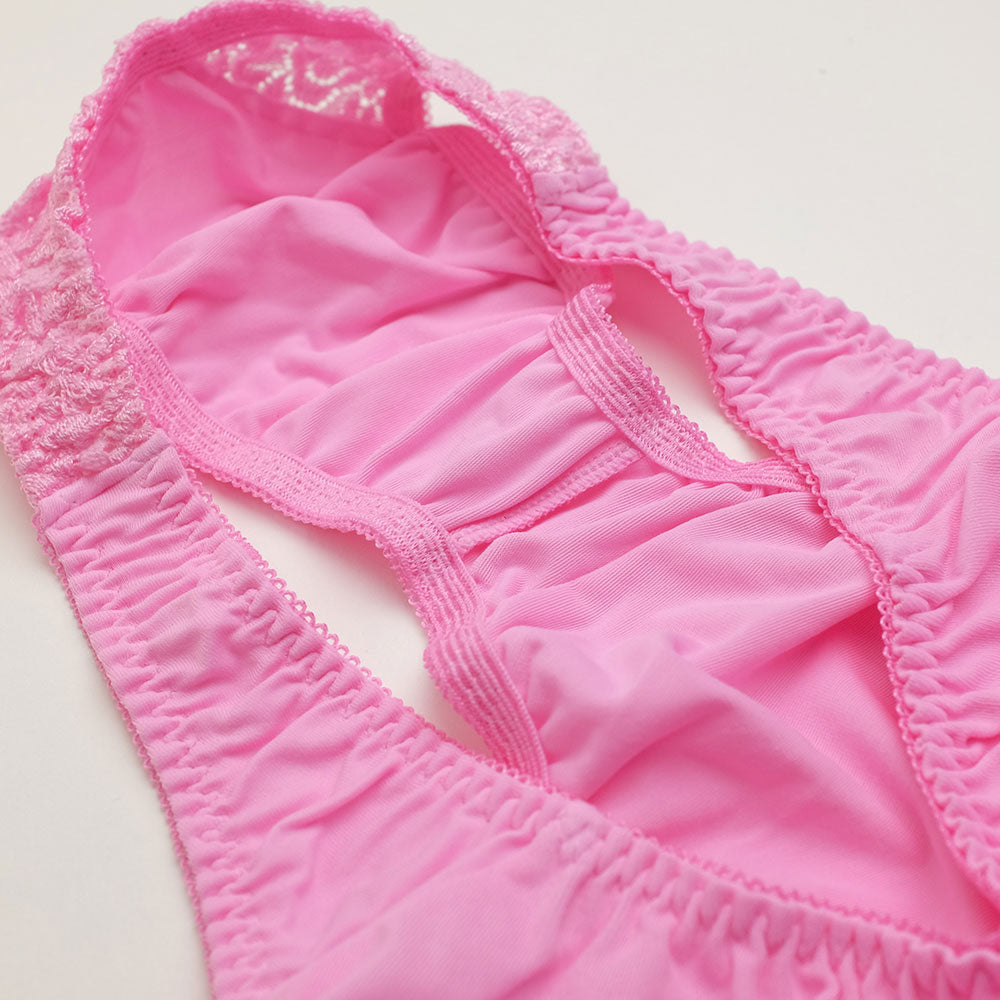 レース&SSS Tバック ショーツ スーパーローライズ パンティ セクシー 下着 ランジェリー レディース 女性用 ラポーム La-Pomme 321121