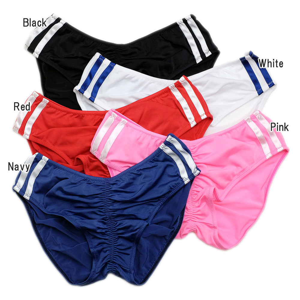 くい込み フルバック ビキニショーツ ブルマ シャーリング パンティ セクシー 下着 ランジェリー 女性 勝負下着 ラポーム La-Pomme 424004