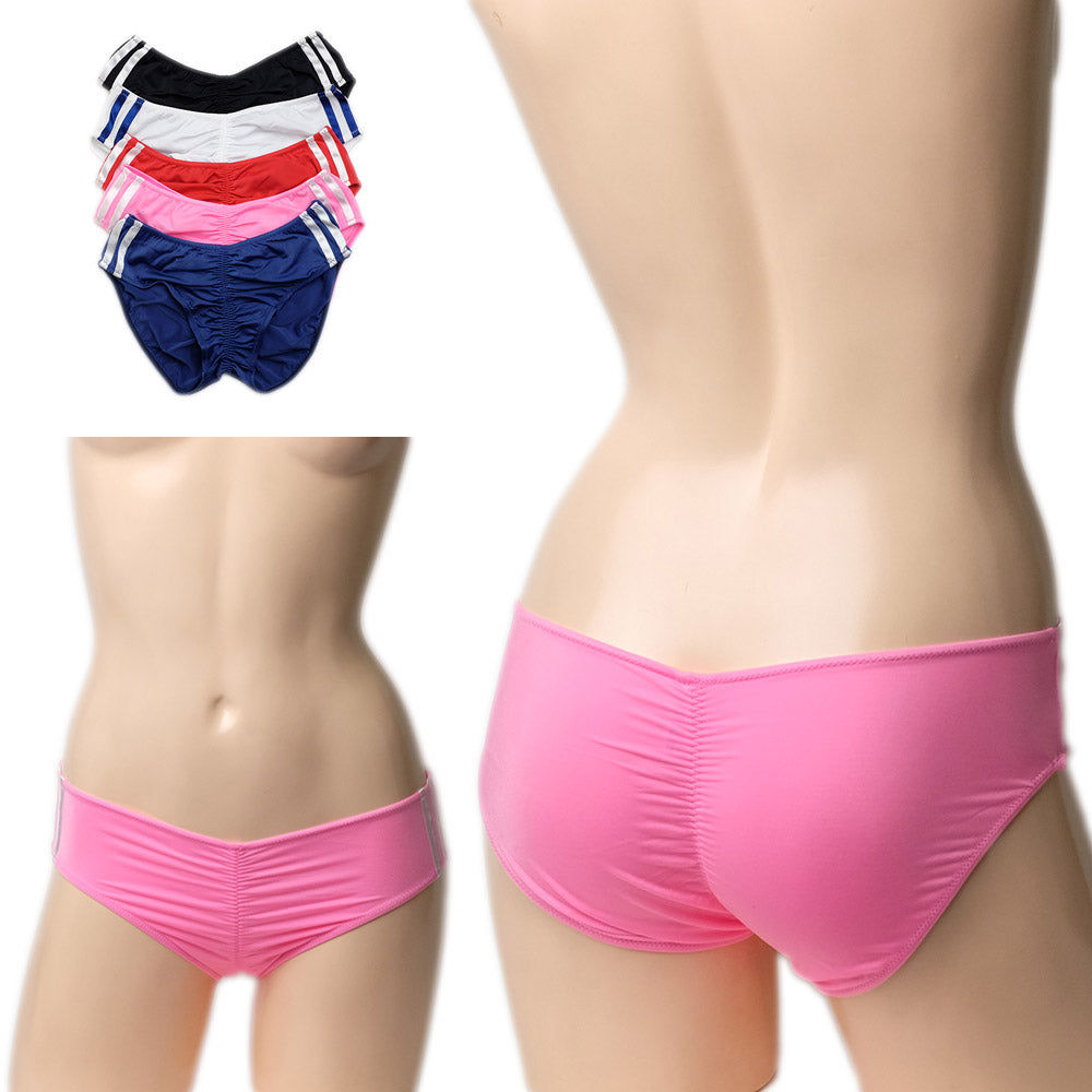 くい込み フルバック ビキニショーツ ブルマ シャーリング パンティ セクシー 下着 ランジェリー 女性 勝負下着 ラポーム La-Pomme 424004