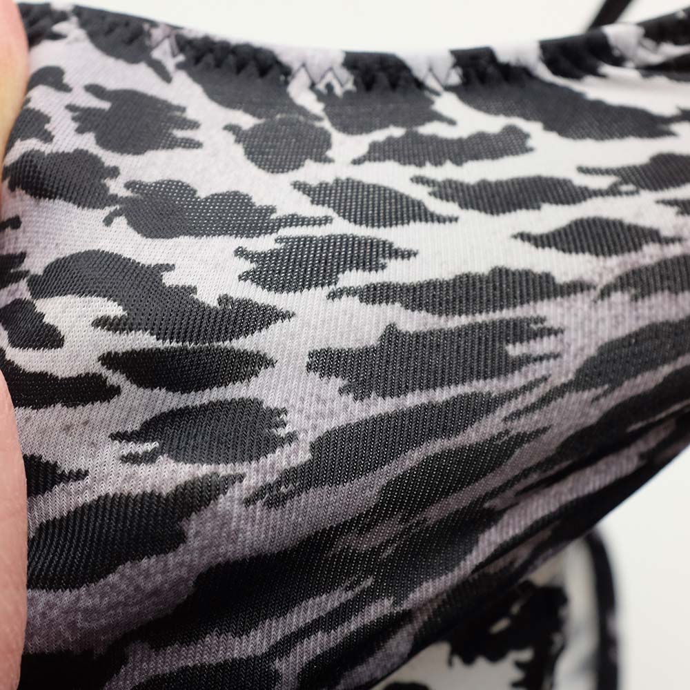 ヒョウ柄 レオパード柄 三角ブラ&ショーツ セット セクシー 大人 下着 ランジェリー ラポーム La-pomme 535020