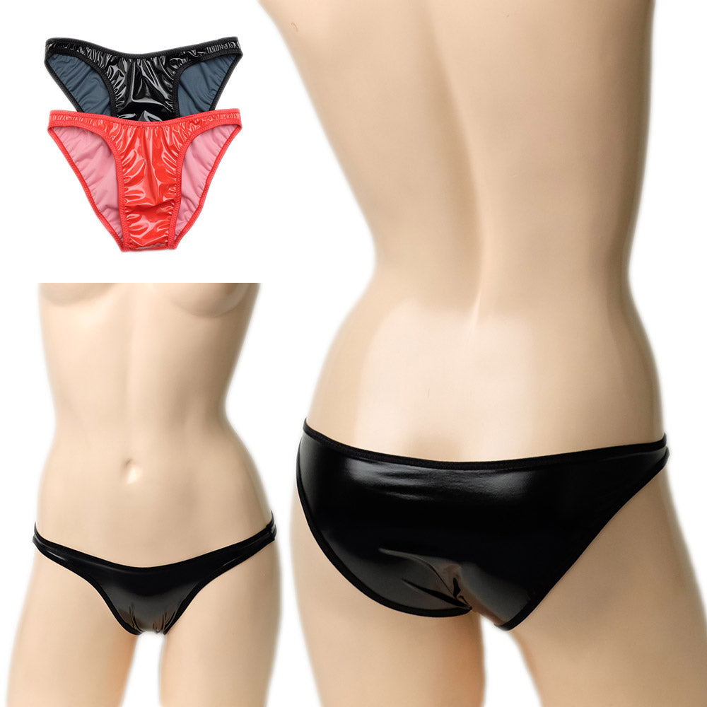 エナメル フルバック ビキニ ショーツ パンティ セクシーショーツ 下着 ランジェリー レディース ラポーム チェリーラブ LS153