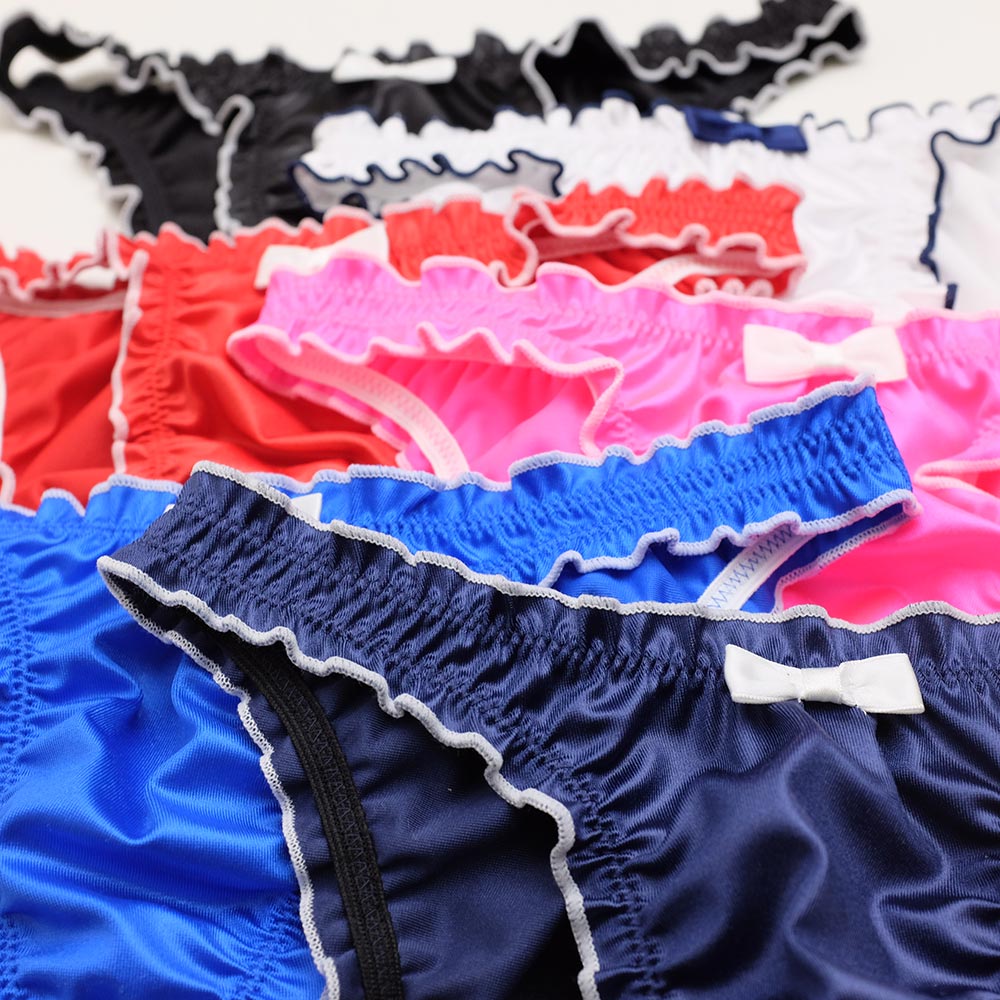 ユニセックス ショーツ ローライズ フリル ハーフバック ビキニ レディース メンズ 男女兼用 セクシー 下着 ランジェリー ターキー 068087