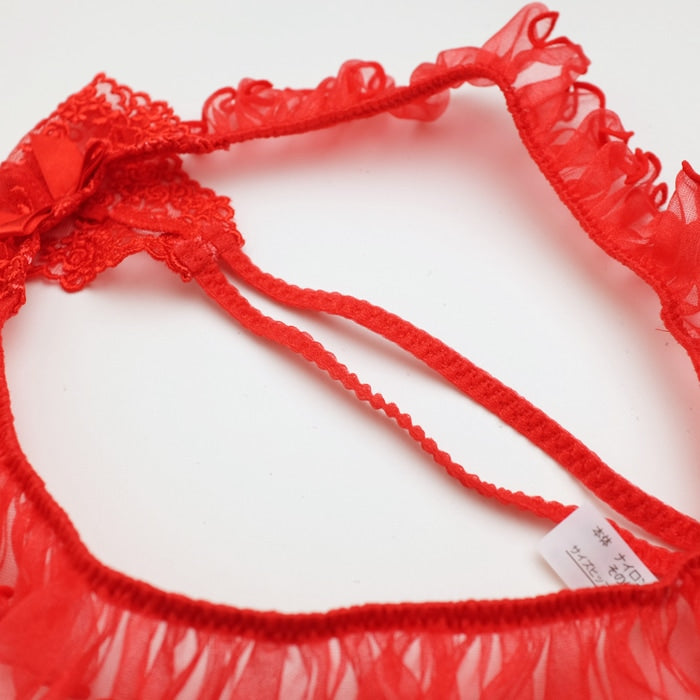 フリル&レース Gストリング ショーツ パンティ セクシー 下着 ターキー レディース PLAY 171361