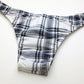ユニセックス ショーツ タータンチェック柄 ハーフバック ビキニ パンツ 柄物 男女兼用 下着 セクシー メンズ レディース ナルズ Nars 01165