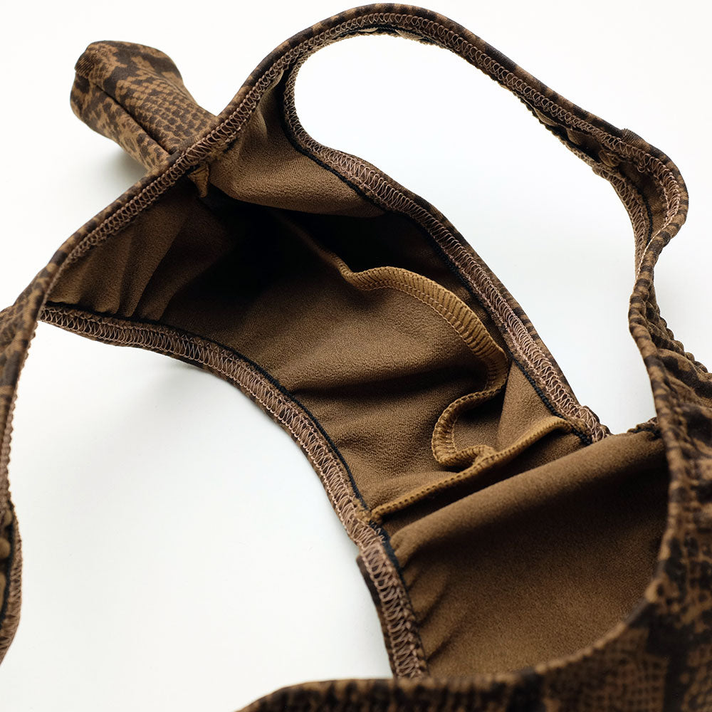 先出し ぞうさん パンツ ビキニ 爬虫類柄 蛇柄 下着 セクシー 人気 メンズ 男性 ナルズ Nars 01167