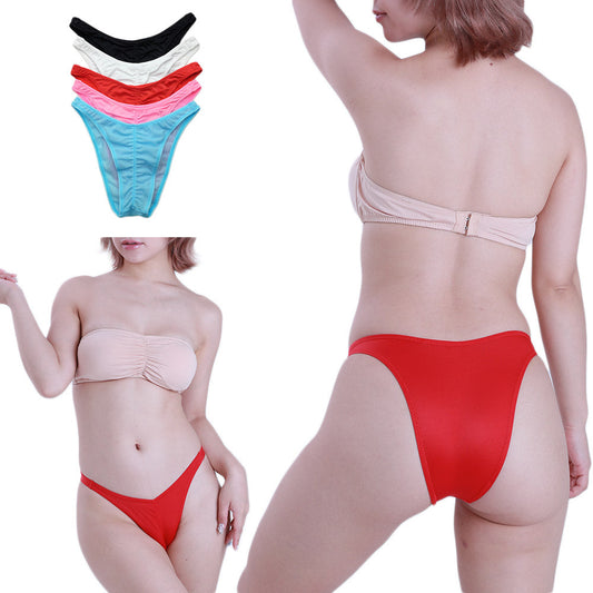 食い込み タイトフィット ハーフバック ビキニショーツ パンティ セクシー 下着 ランジェリー レディース ラポーム La-Pomme 121030