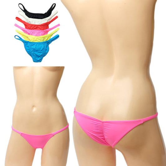 ユニセックスショーツ サイドストリング 食い込み ハーフバック ビキニ ショーツ 男女兼用 レディース メンズ ターキー uniSeX 118191
