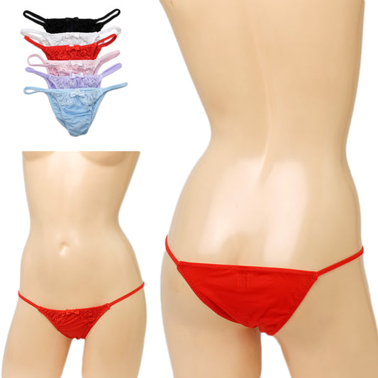 ユニセックスショーツ レース付き 脇細 ハーフバックショーツ 男女兼用 レディース メンズ ターキー uniSeX 168388