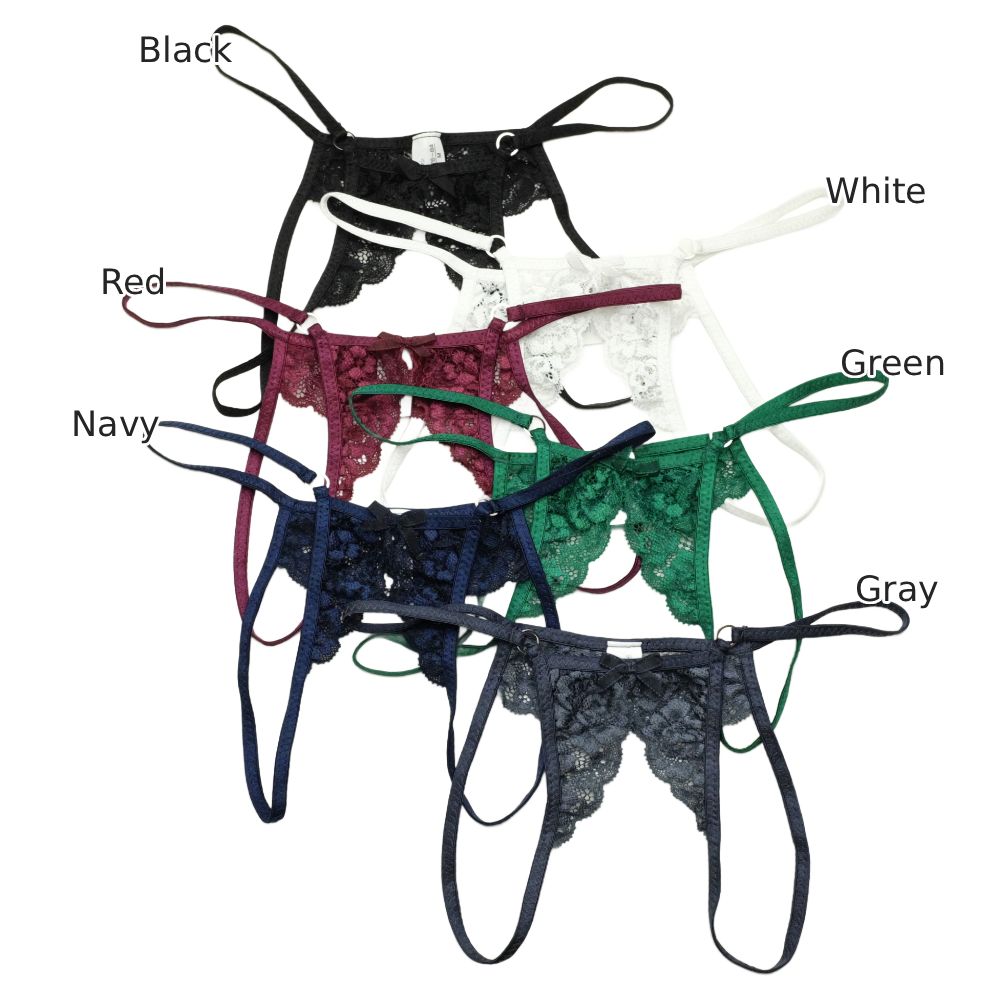 ユニセックスショーツ レース 股割れ オープンショーツ 男女兼用 レディース メンズ ターキー uniSeX 168394